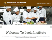 Tablet Screenshot of leelainstitute.com